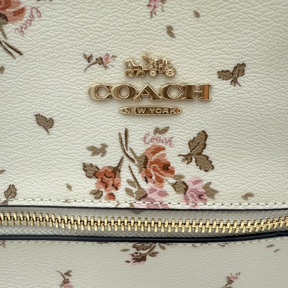 Coach Gallery Large Tote with Rose Bouquet Print #91023 - Picture 4 of 13